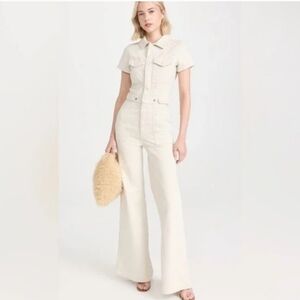 Good American Cream umpsuit